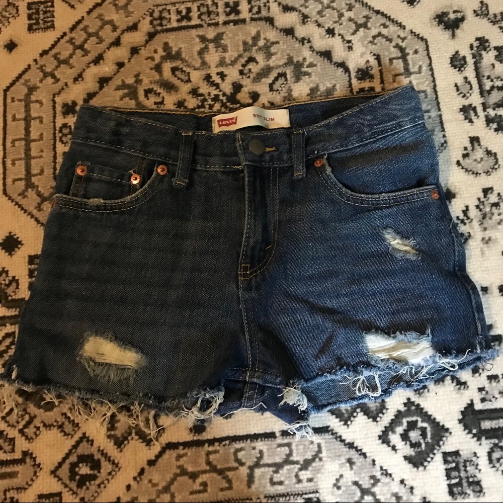 Levi’s High Waisted 511 Slim Shorts